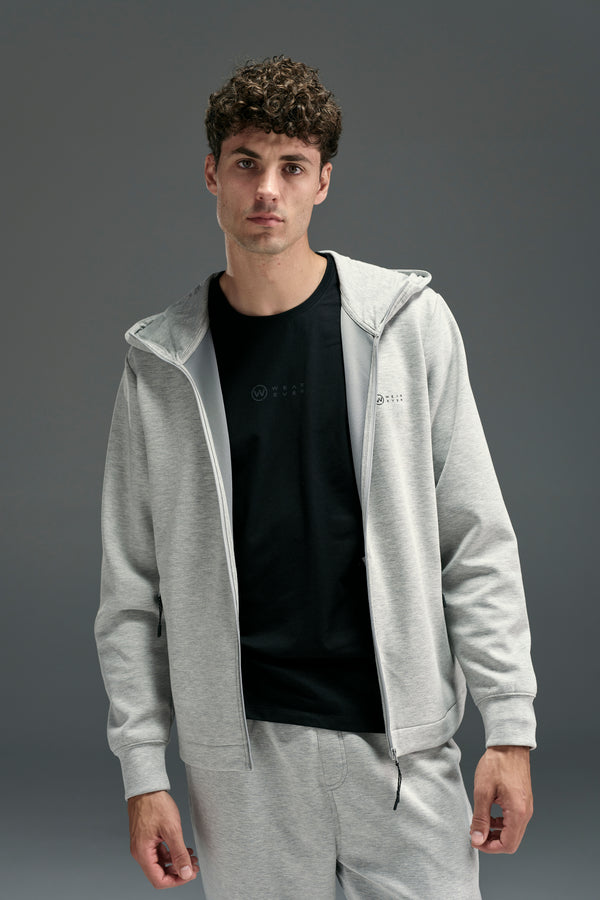 WearEver Altitude Hoody in grey marl