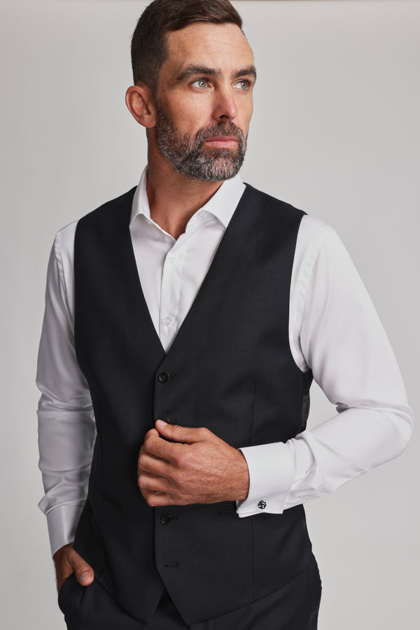 Barkers Mayfair ZQrx Waistcoat in black, alternate view
