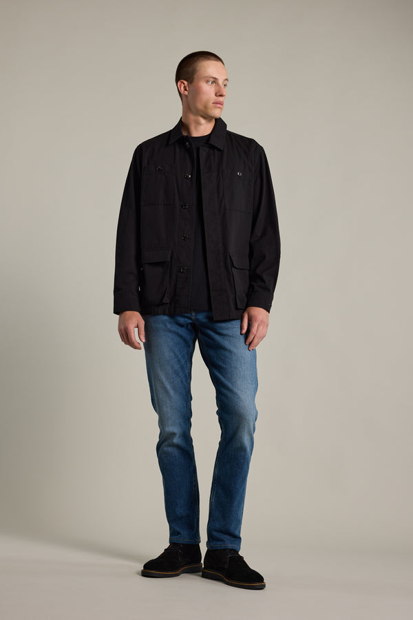 Barkers Damion Poplin Jacket in black, cotton, alternate view