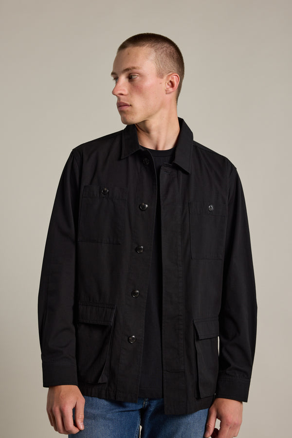 Barkers Damion Poplin Jacket in black, cotton, additional view