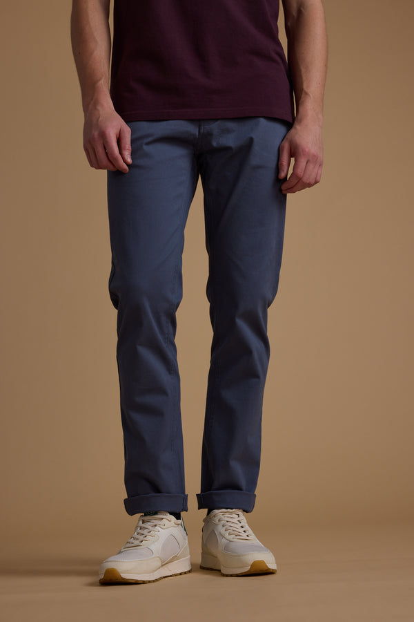 Barkers Beckett 5-Pocket Pant in steel blue, alternate view