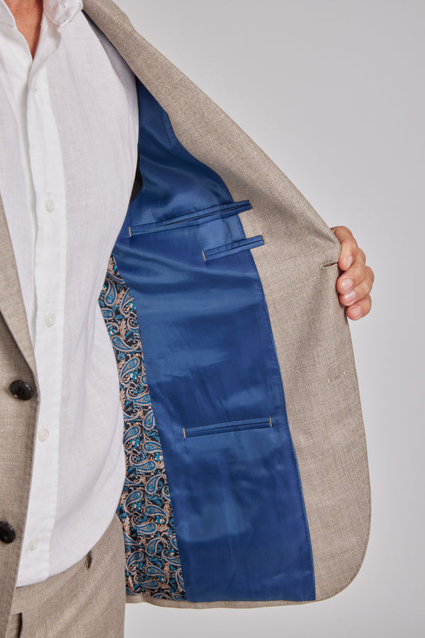 Barkers Grantley Linen Suit Jacket in natural, additional view