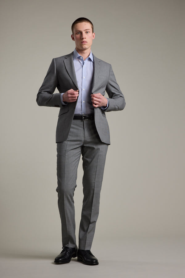 Barkers Henderson Houndstooth Suit Jacket in grey, additional view