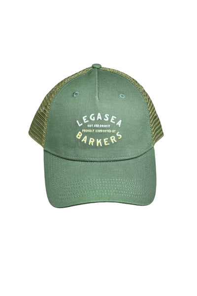 LegaSea Supporter Print Trucker Cap in green