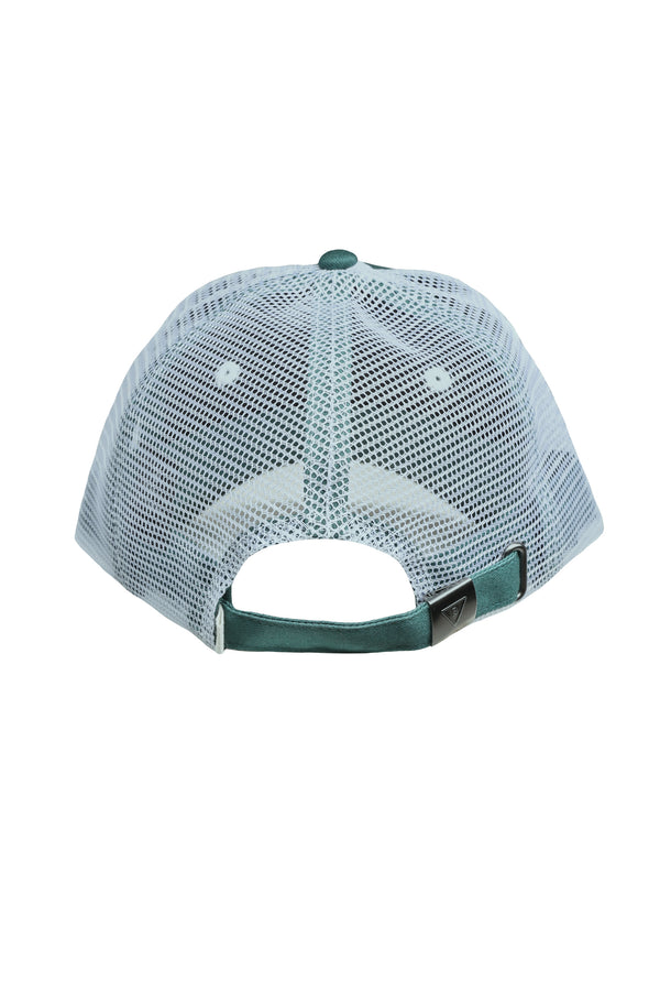 Barkers Maple Stamp Trucker Cap in teal, additional view