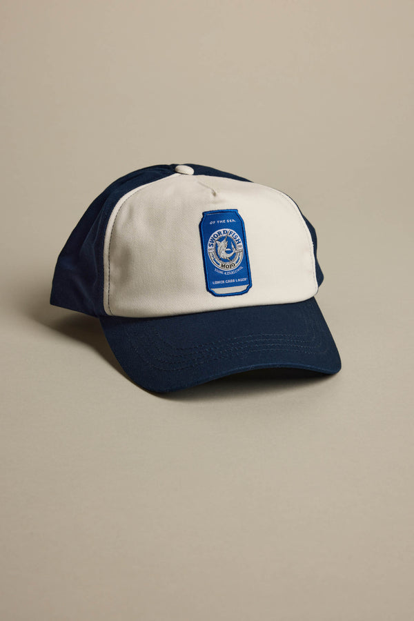 Swordfish Mojo Beercan Cap in blue/white, additional view