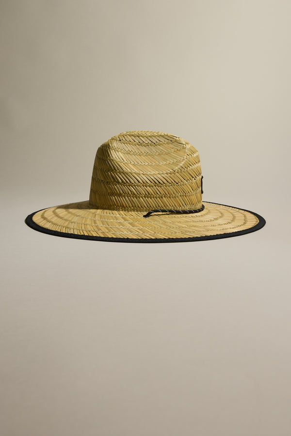 Barkers Straw Hat in natural, alternate view
