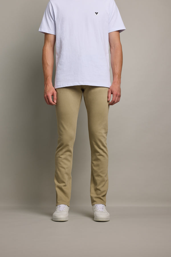 Barkers Rambler Slim Coloured Jean in taupe