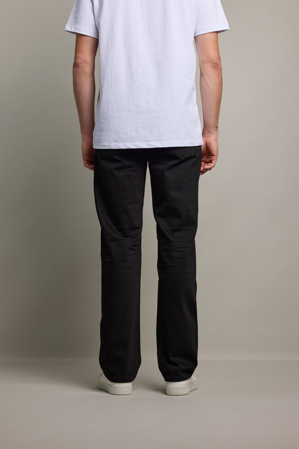 Barkers Drifter Denim Relax Jean in black, loose fit, additional view
