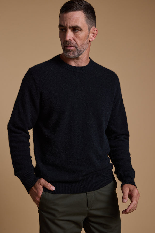 Woolyarns Perino NZ Made Perino Crew in black