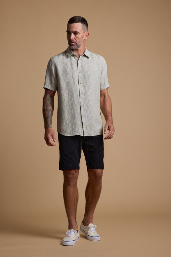 Barkers Tidal GD Utility Short in black, modern fit, additional view