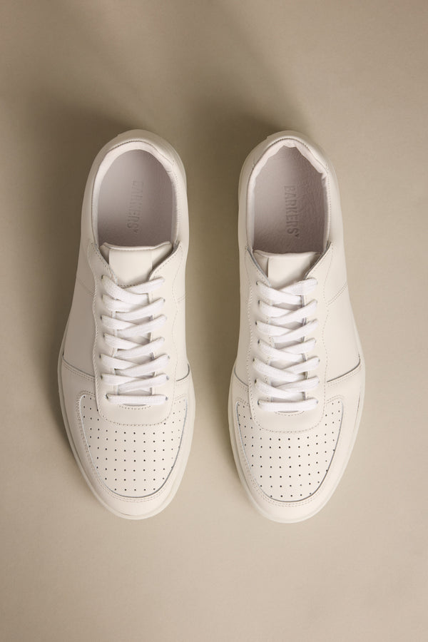 Barkers Jean Court Sneaker in white, alternate view