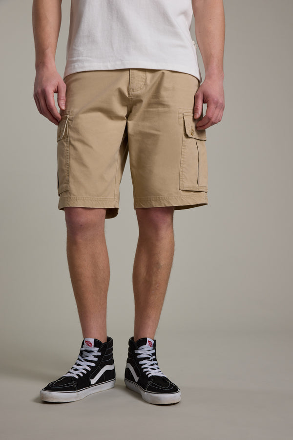 Barkers Astor Cargo Short in wheat, relaxed fit, additional view