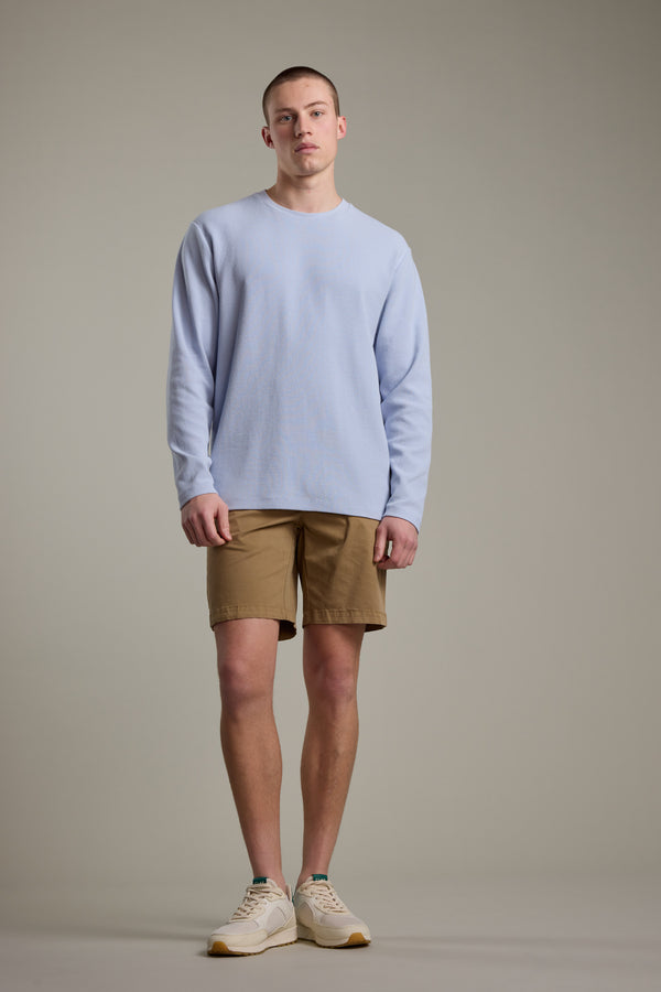 Barkers Avenue Waffle Crew in sky blue