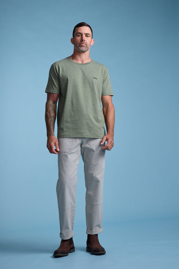 Barkers Bayside Emb Tee in green, regular fit, additional view