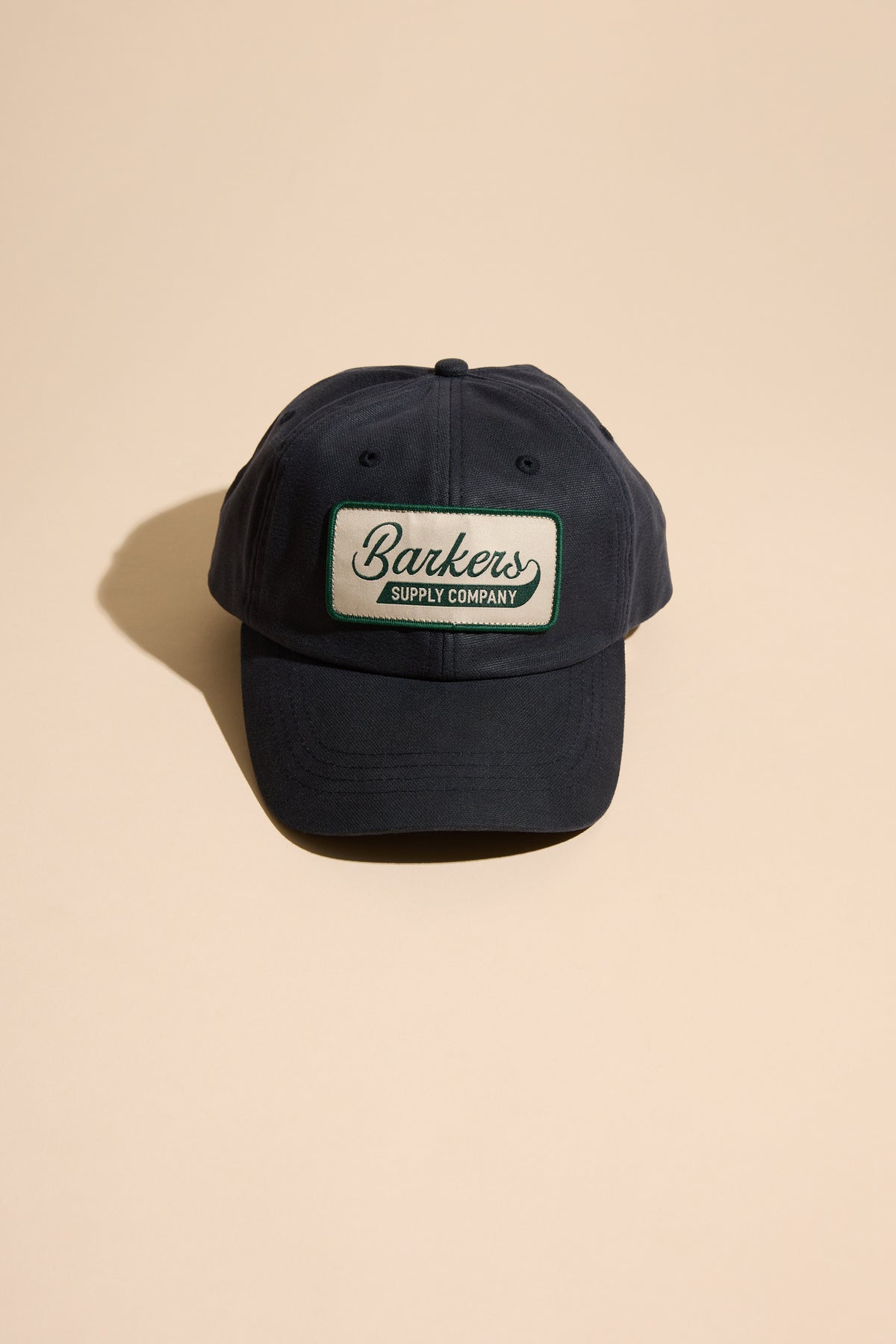 Barkers Benson Waxed Cotton Cap in dark navy