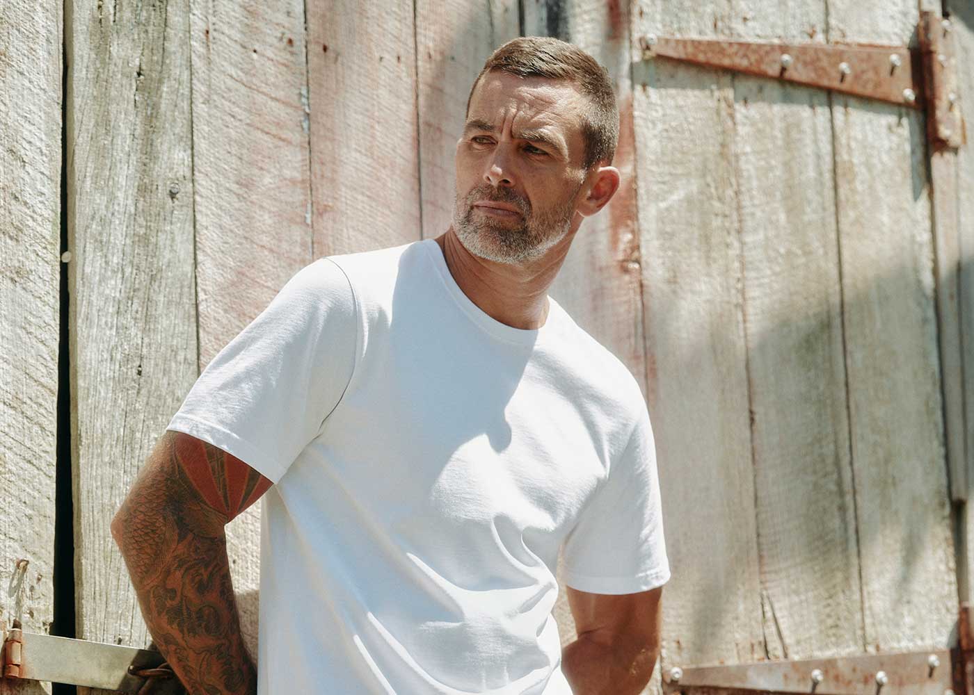 Barkers Men's White Cotton Tees 
