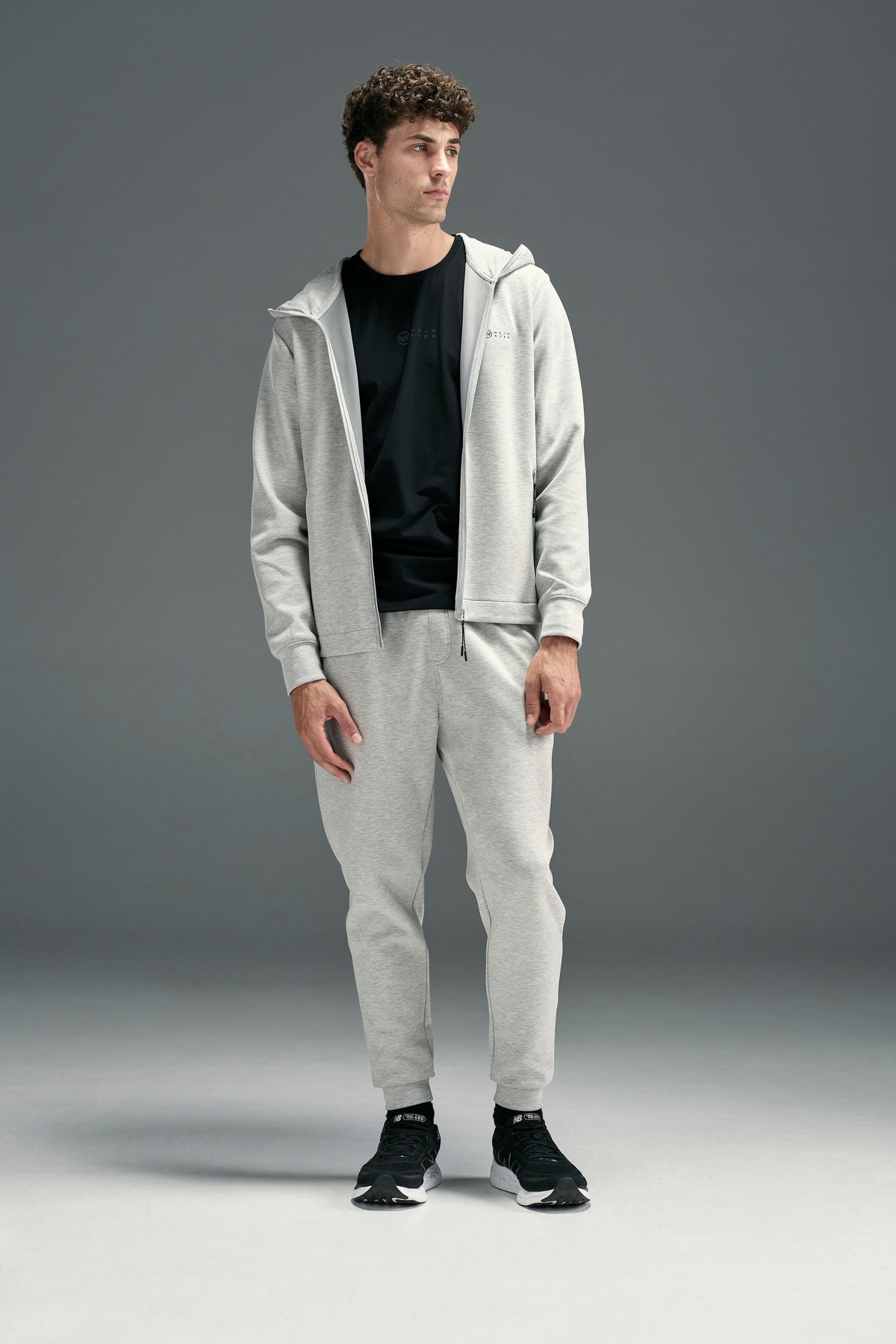 WearEver Altitude Hoody in grey marl, additional view