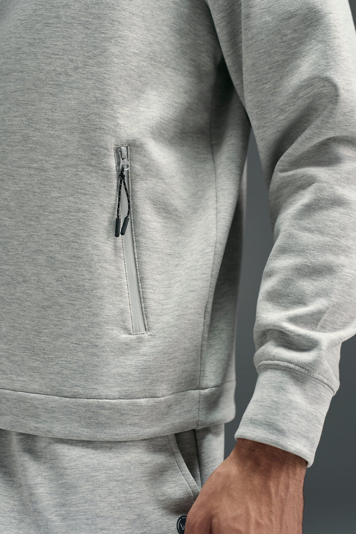 WearEver Altitude Hoody in grey marl, additional view