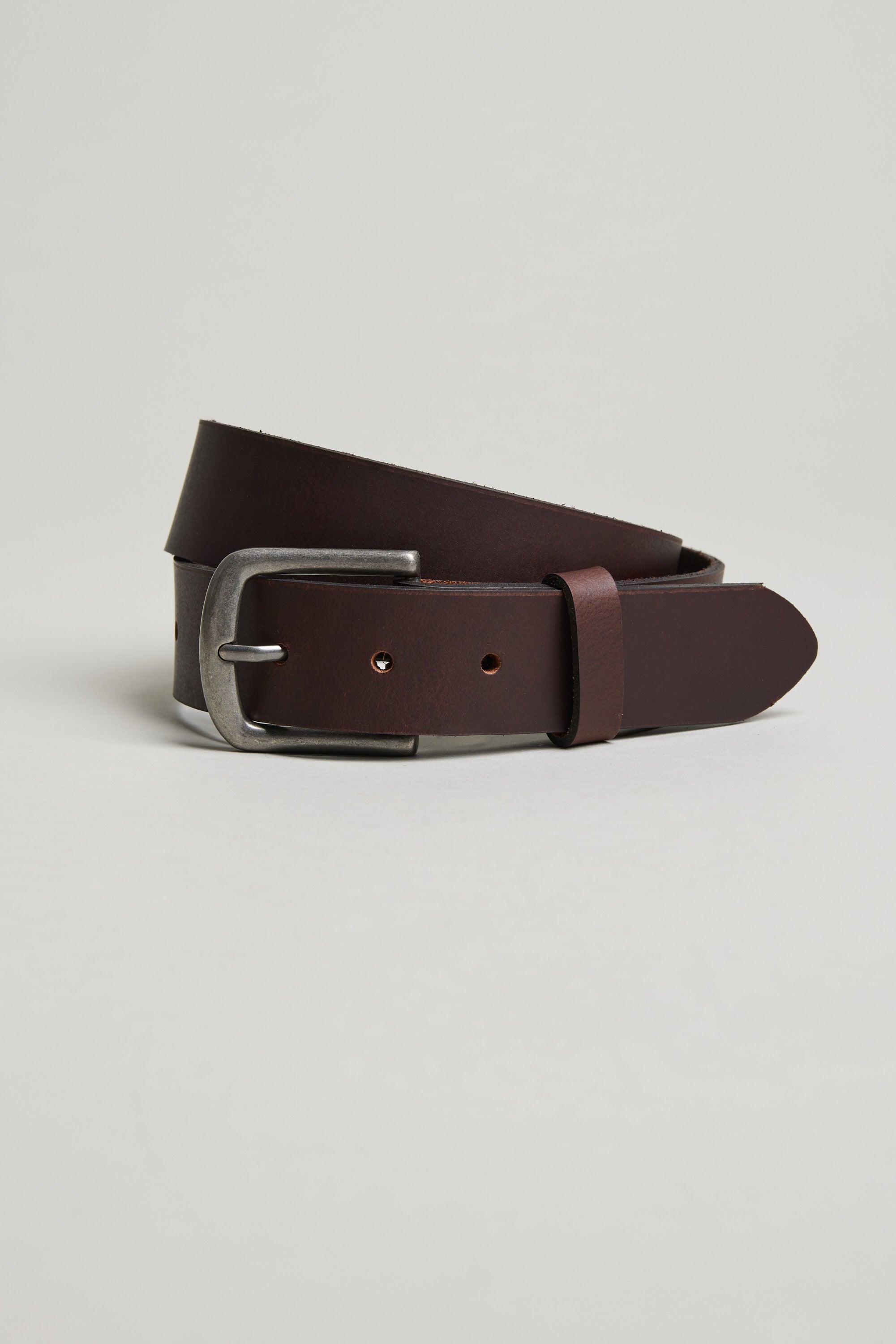 Barkers Acre Leather Belt in brown