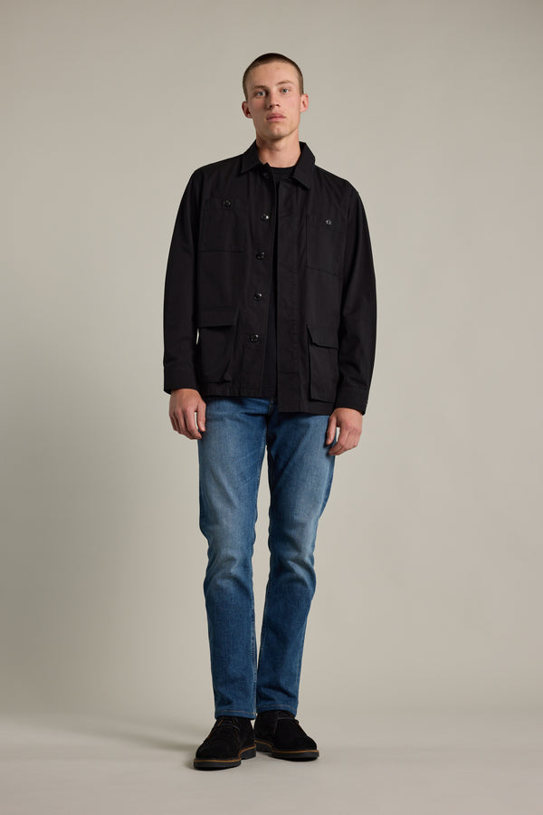 Barkers Damion Poplin Jacket in black, cotton, additional view