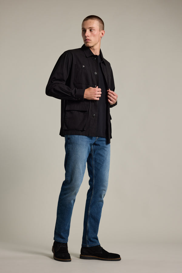 Barkers Damion Poplin Jacket in black, cotton, additional view
