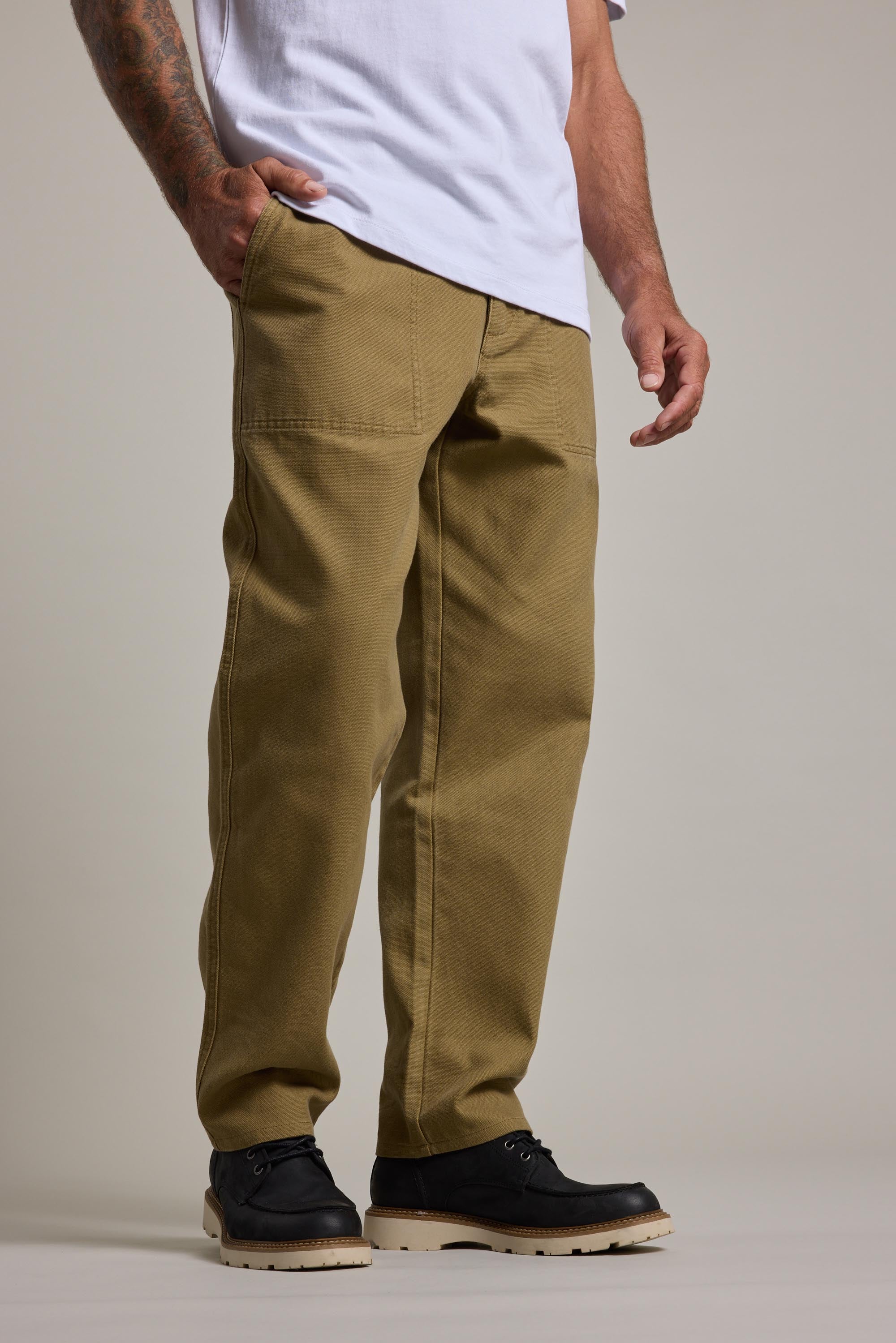 Barkers Midwood Fatigue Pant in olive, alternate view