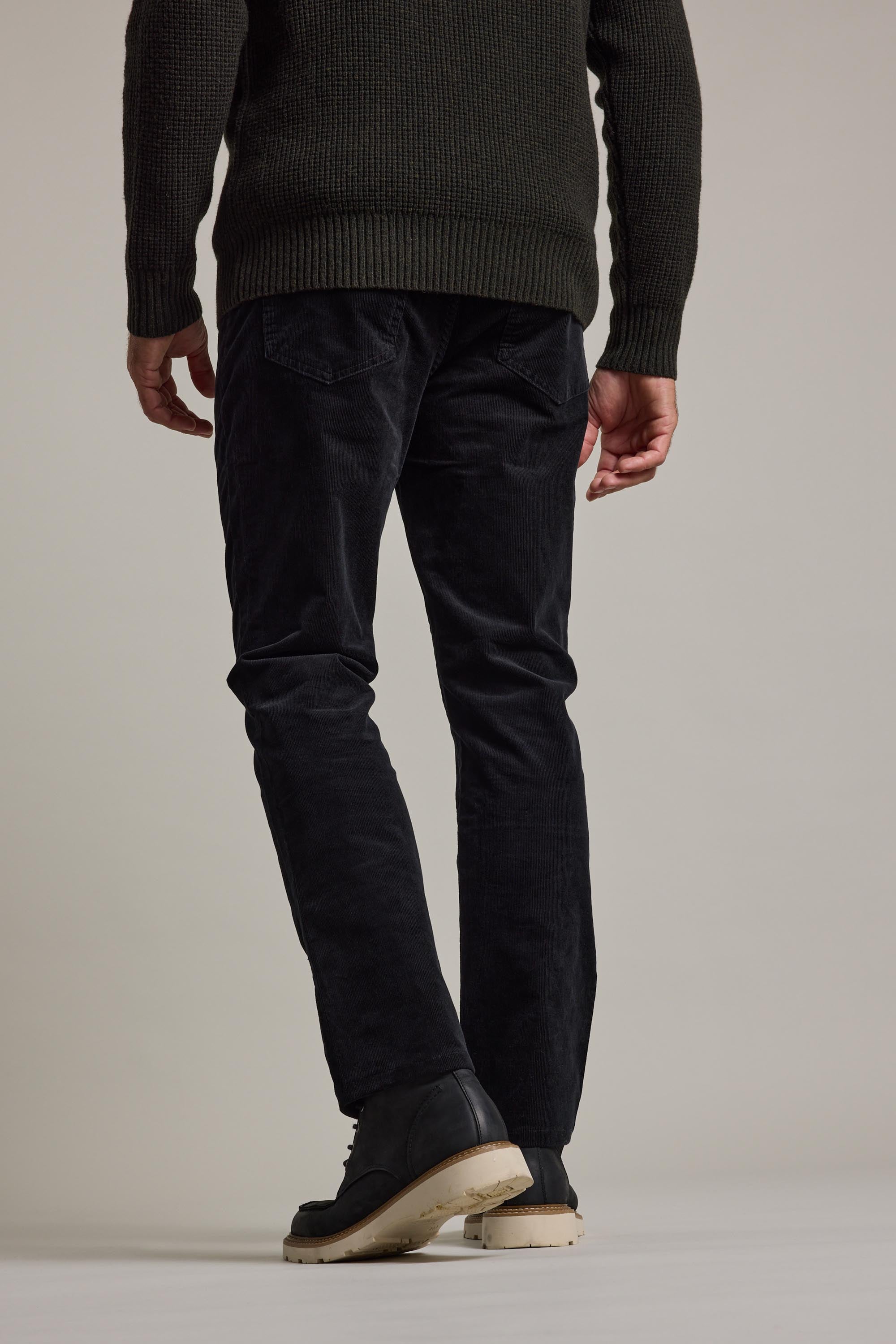 Barkers Langford 5-Pkt Cord Pants in black, straight fit, additional view