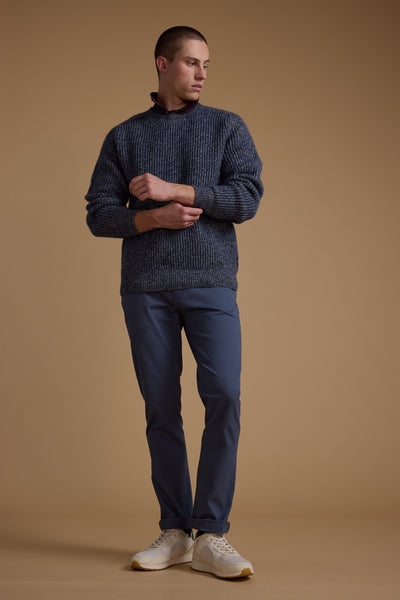 Barkers Beckett  5-Pocket Pant in steel blue