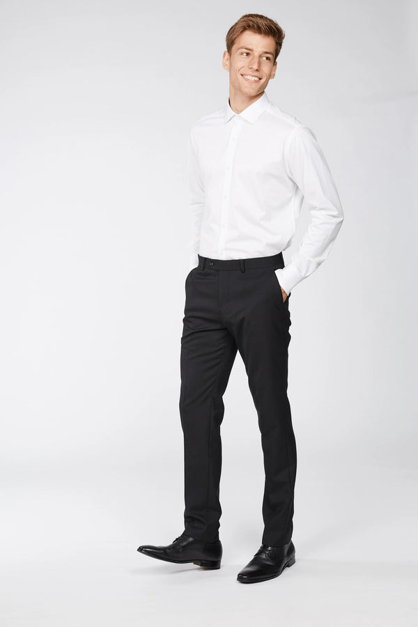 Barkers Bayswater Trouser in black, modern fit, additional view