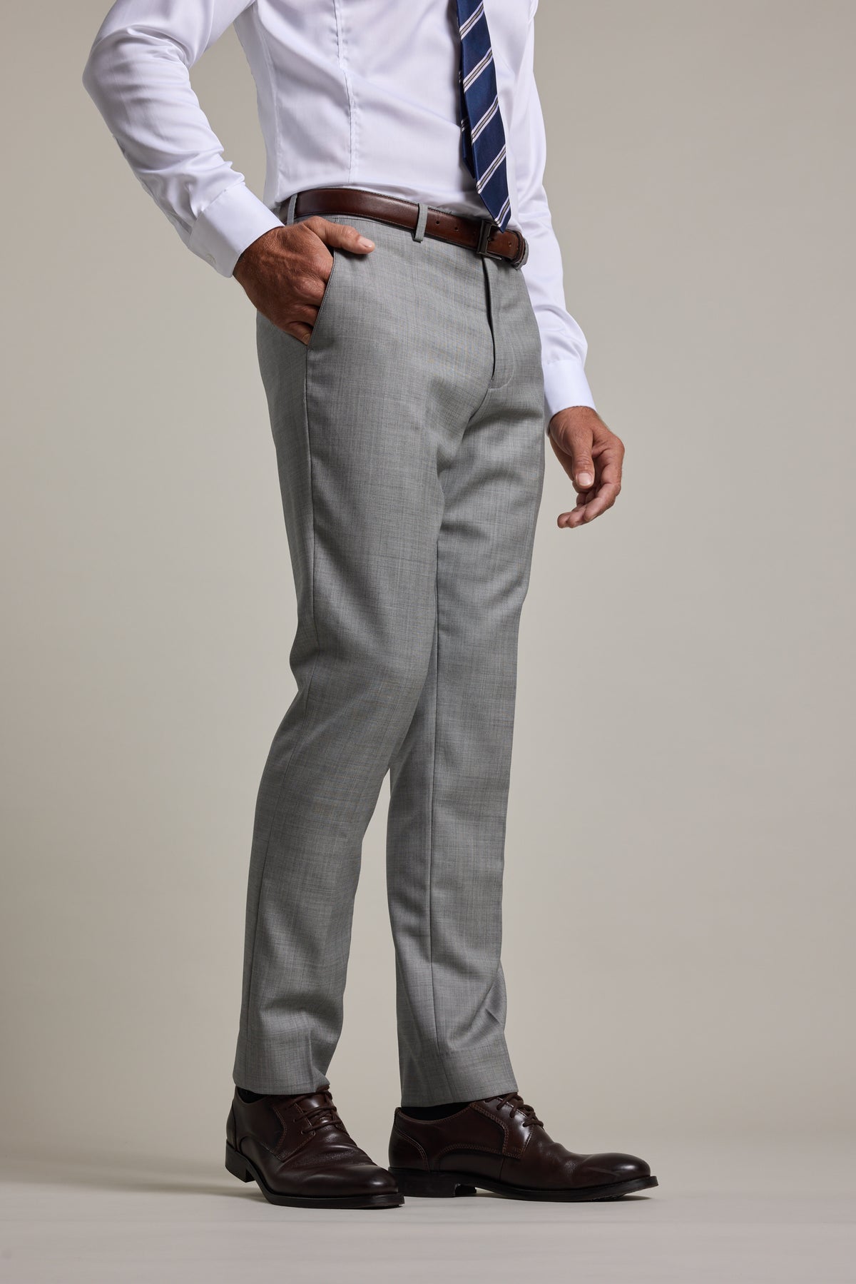 Barkers Henry Suit Trouser in grey, additional view