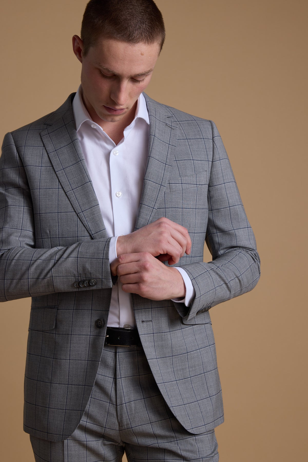 Alfred Check Suit Jacket