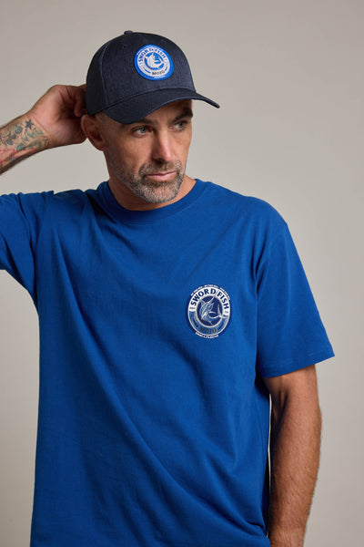 Swordfish Mojo Trucker Cap in navy