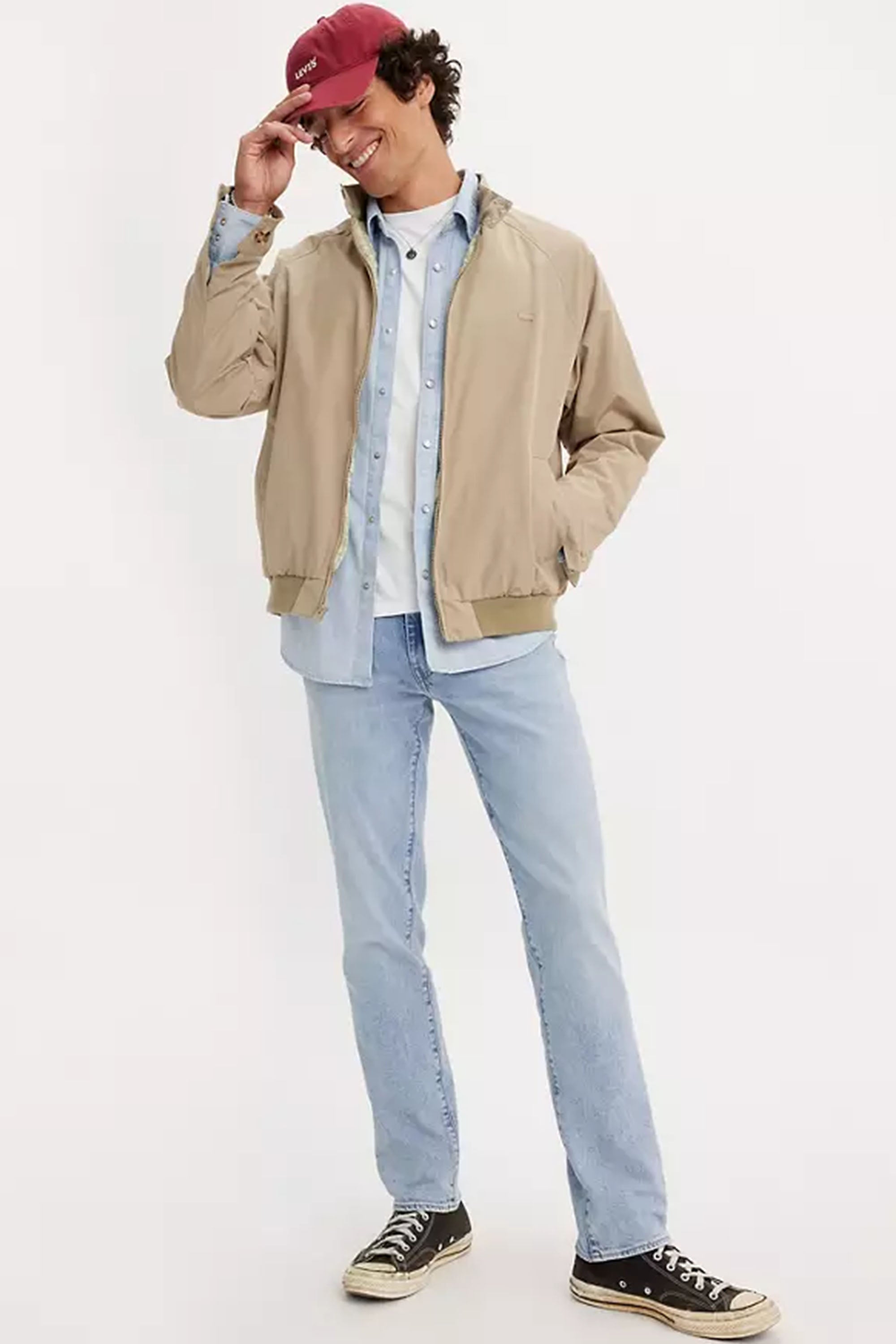Levi's 511 Slim Jean in light wash, slim fit