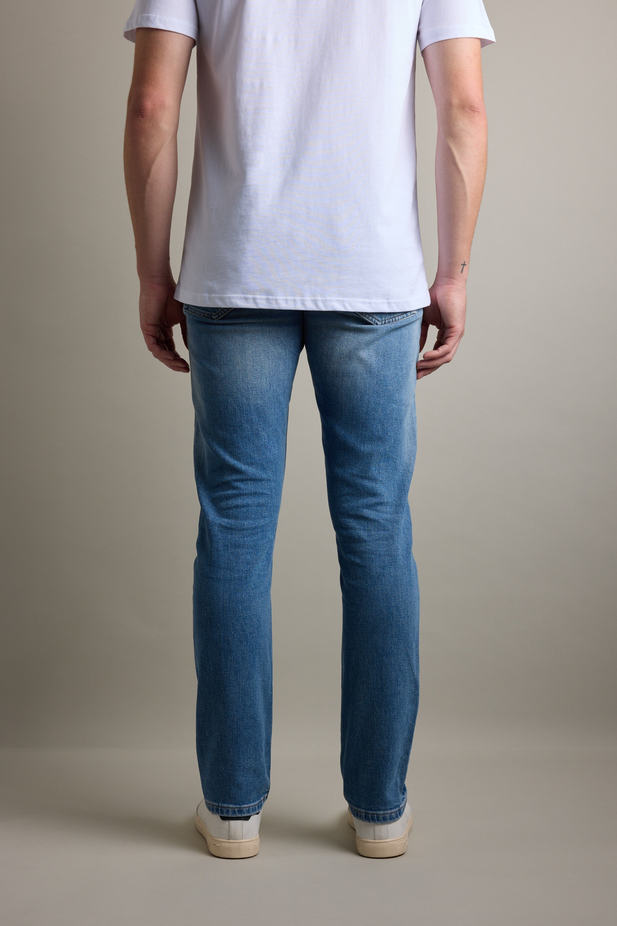 Barkers Nomad Denim Taper Jean in vintage, slim fit, additional view