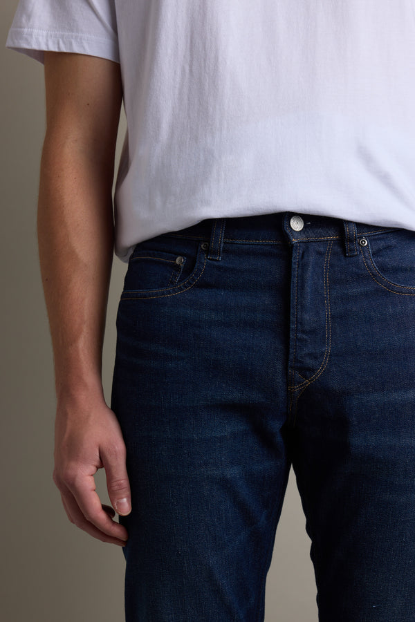 Barkers Wanderer Denim Straight Jean in dark indigo, additional view