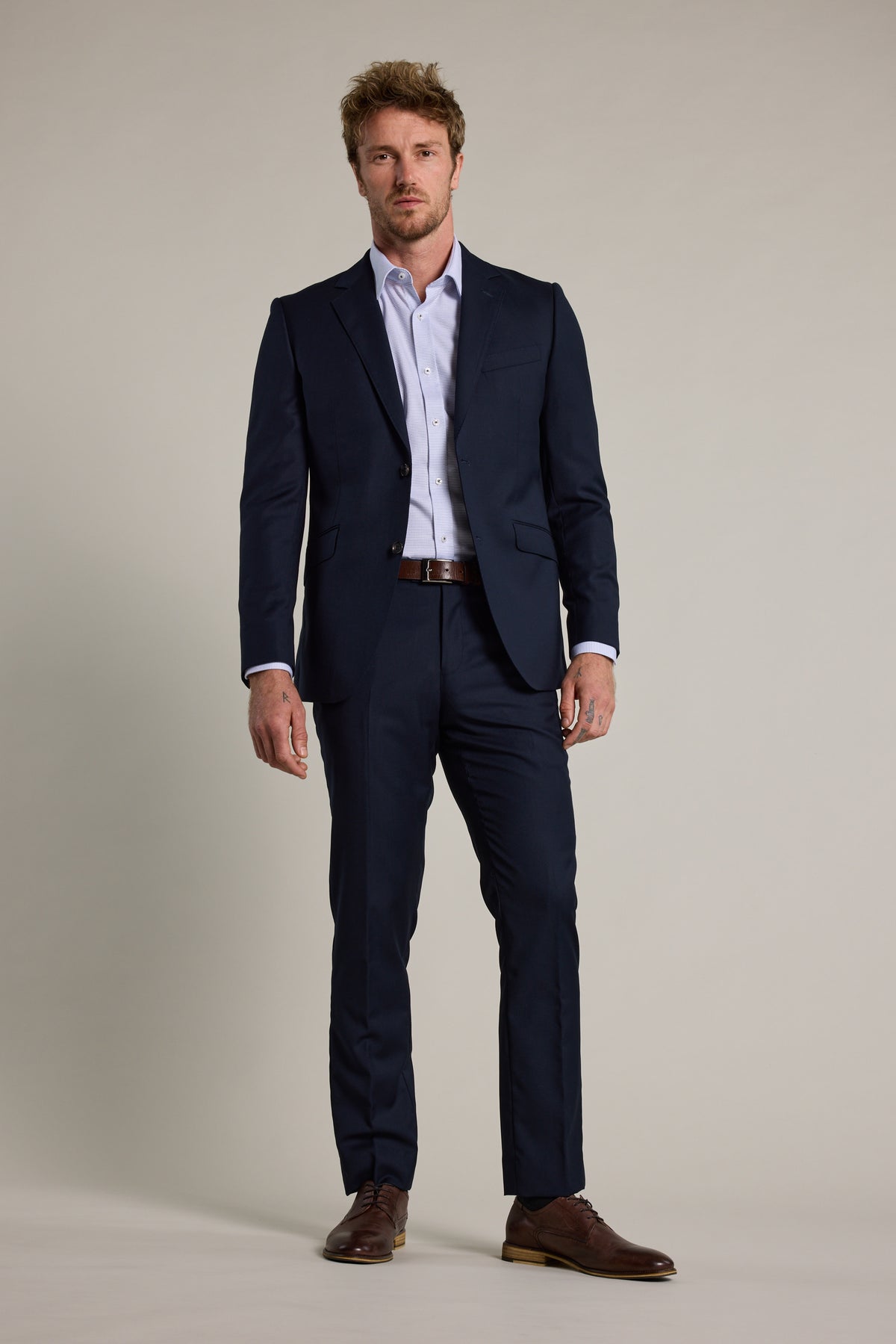Barkers Wiltshire Suit Trouser in navy