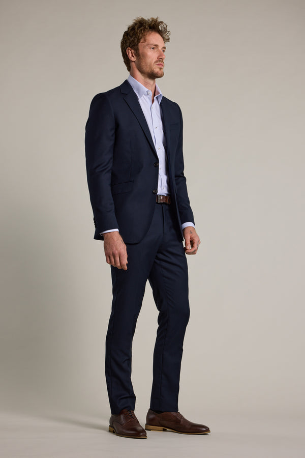 Barkers Wiltshire Suit Trouser in navy, alternate view