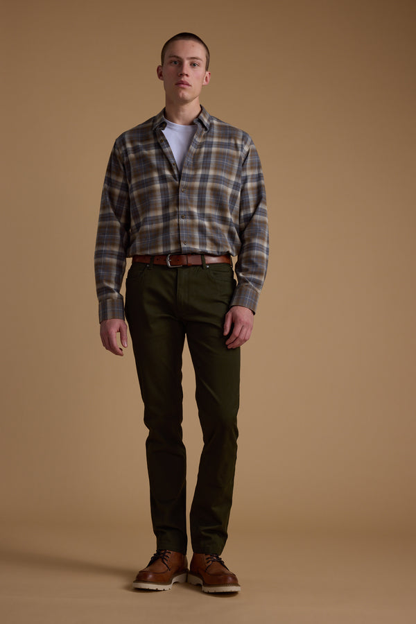 Barkers Beckett  5-Pocket Pant in olive, additional view