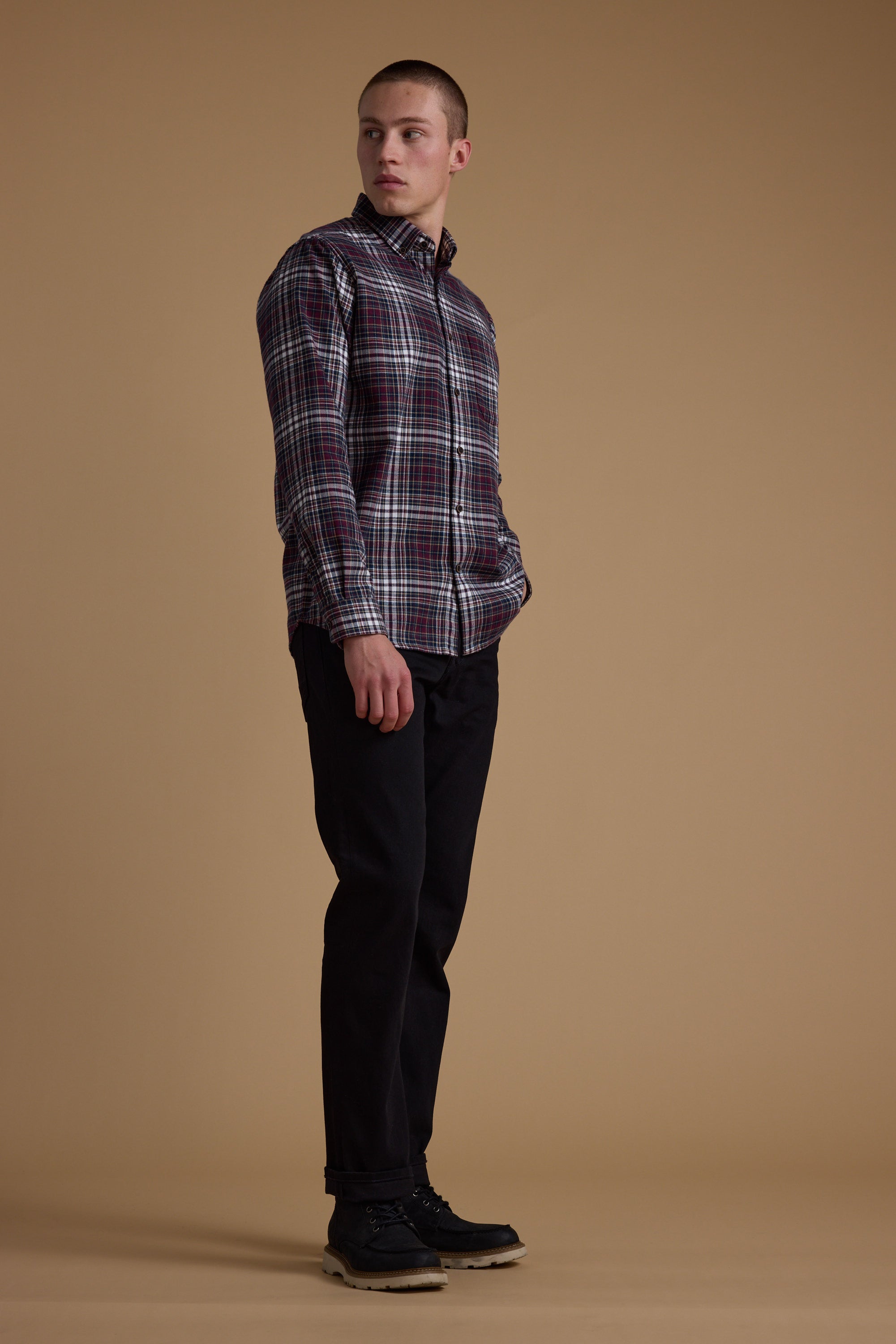 Barkers Woolmer Check Shirt, classic fit, additional view