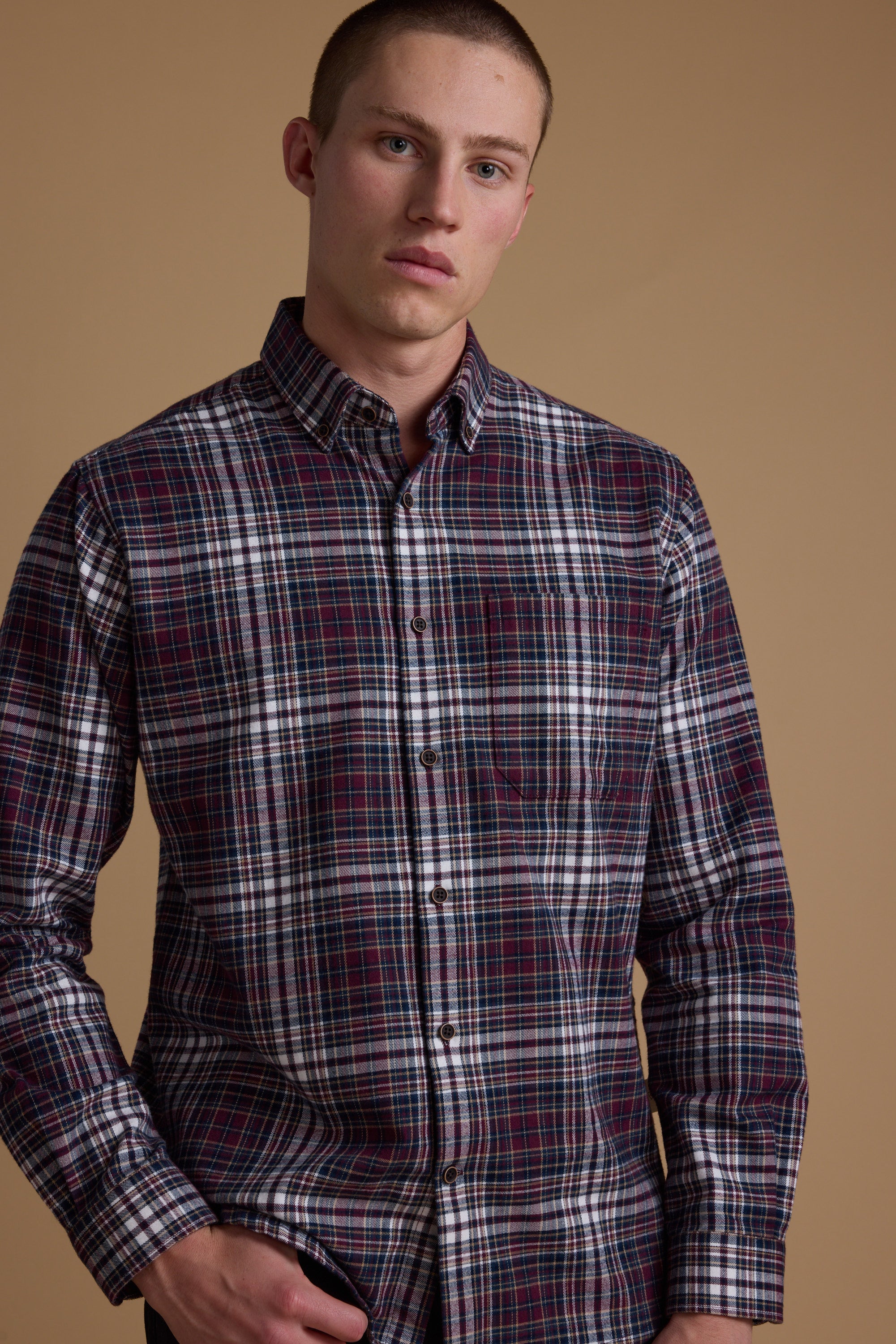 Barkers Woolmer Check Shirt, classic fit