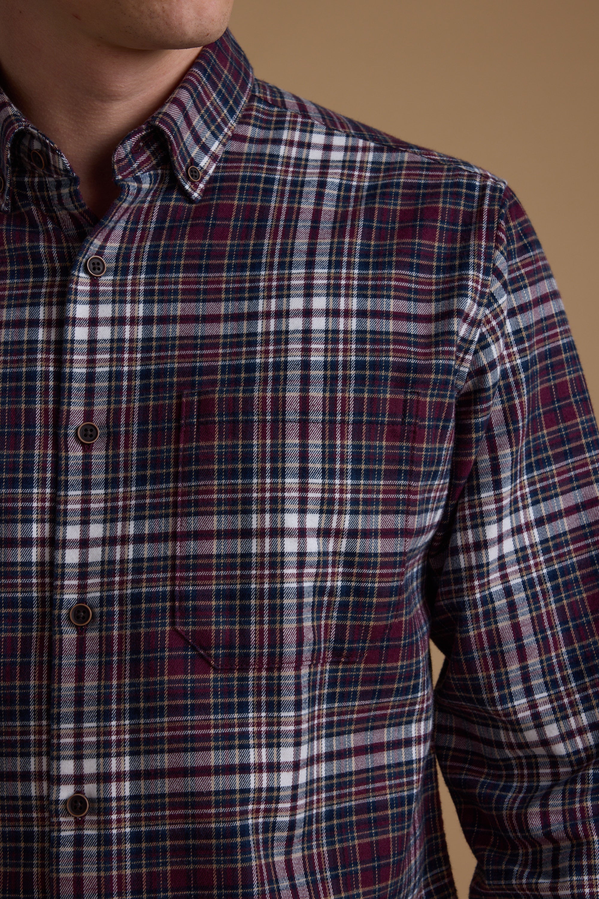 Barkers Woolmer Check Shirt, classic fit, alternate view