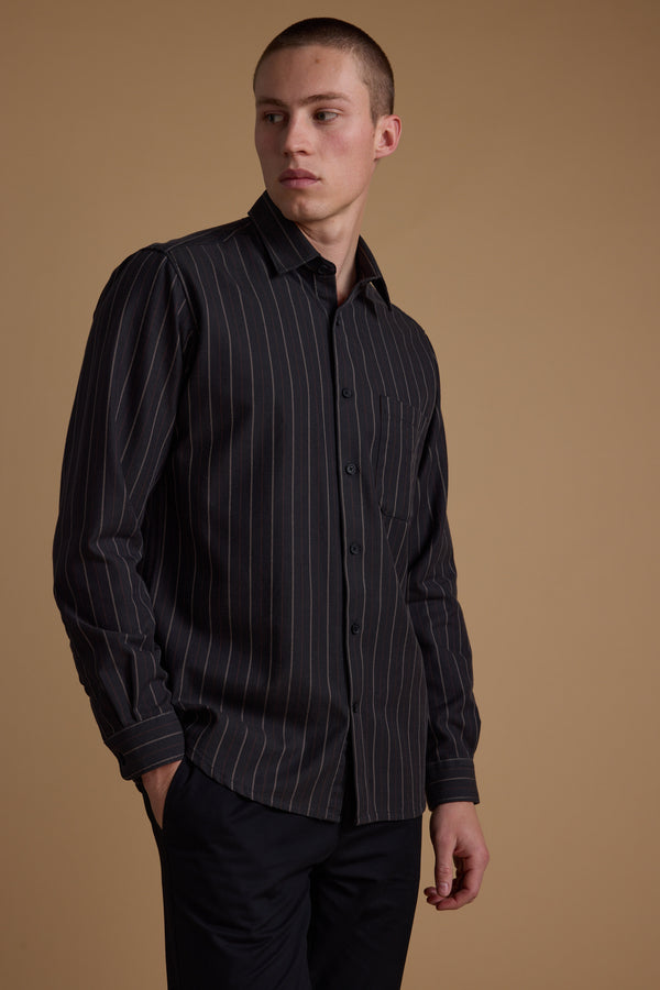 Barkers Hales Stripe Shirt, classic fit, alternate view
