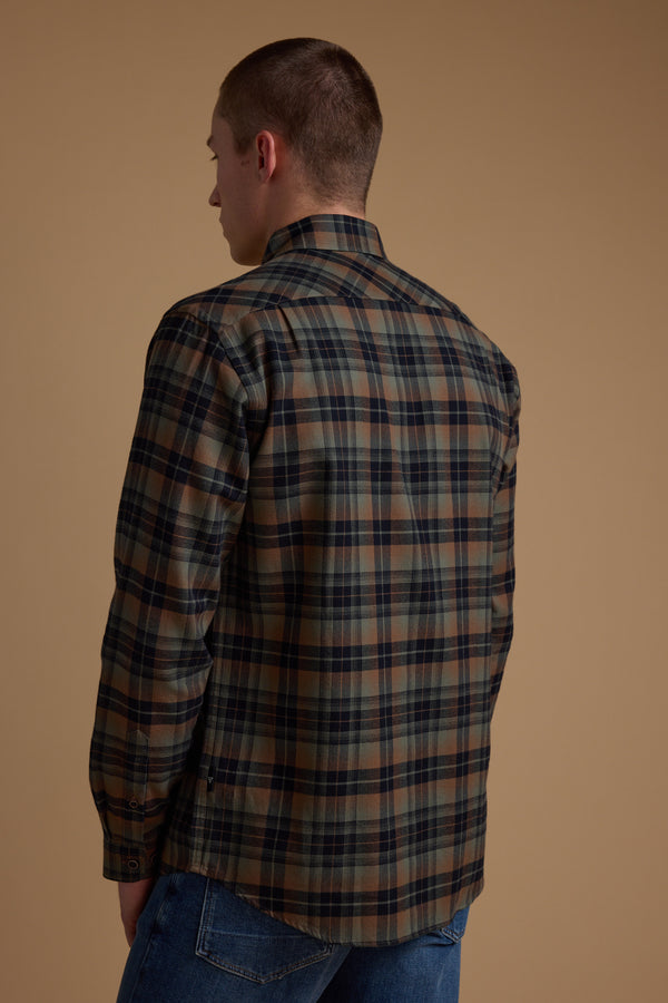 Barkers Cobden Check Shirt, tailored fit, additional view