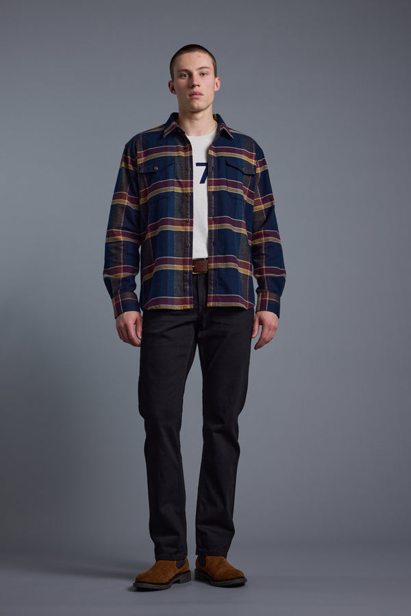 Barkers Heaton Check Overshirt, classic fit, alternate view