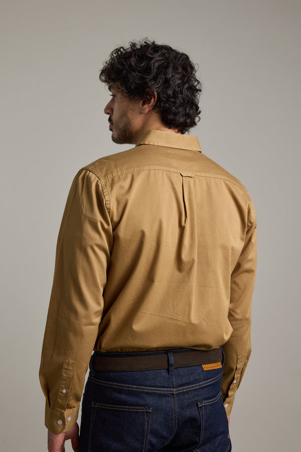 Barkers Norma GD Cotton Shirt in camel, classic fit, additional view