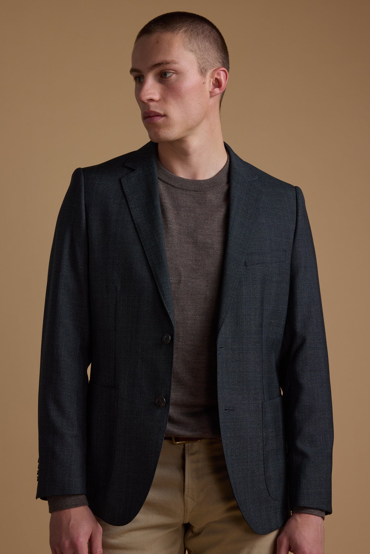 Barkers Freesia Texture Blazer in green, additional view