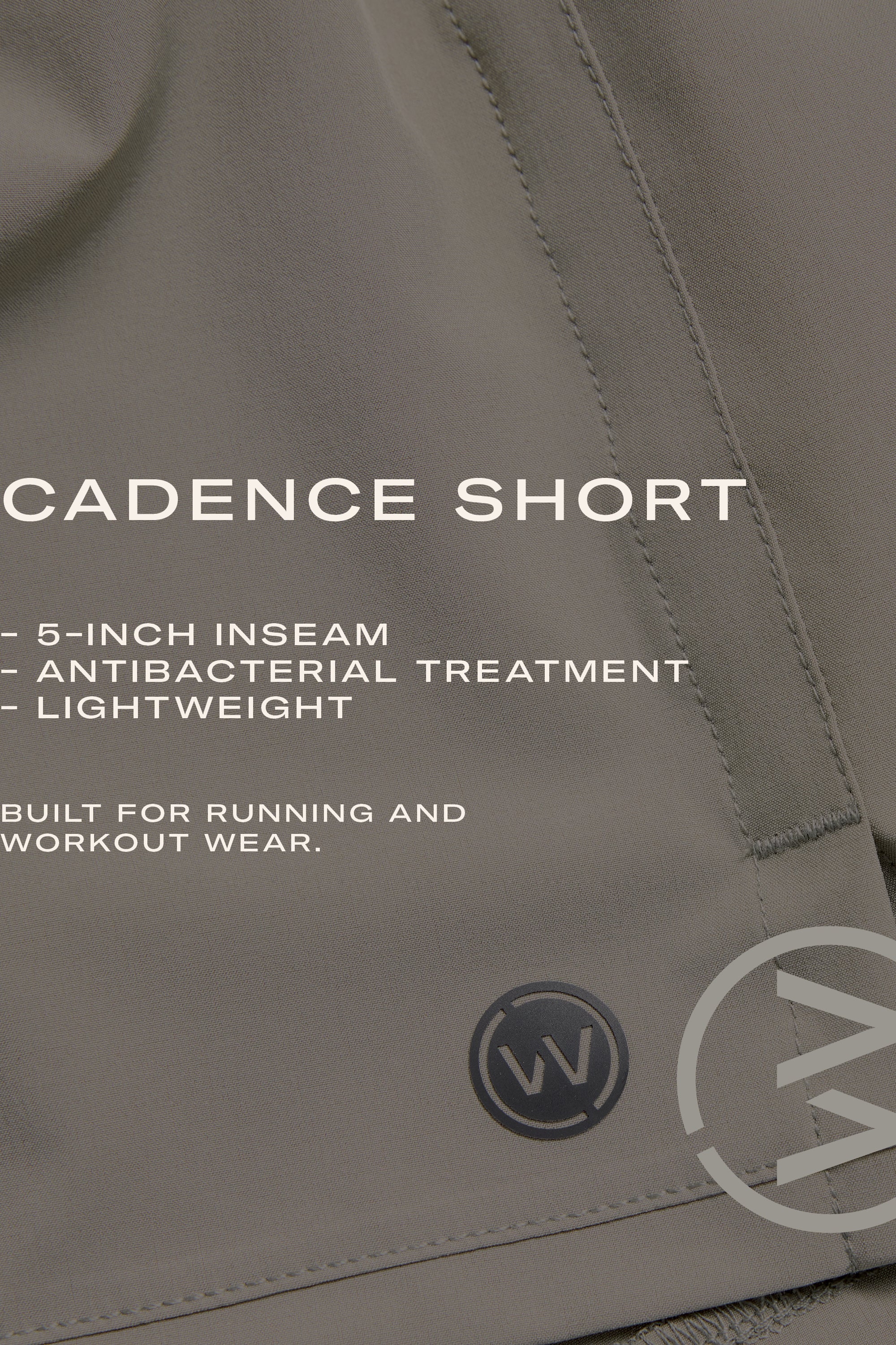 WearEver Cadence Short in green, alternate view