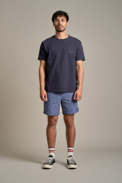Barkers Raven Print Volley in navy