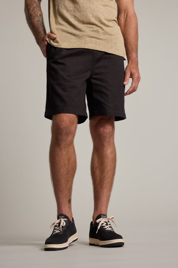 Barkers Hampton Weekend Short in black, alternate view